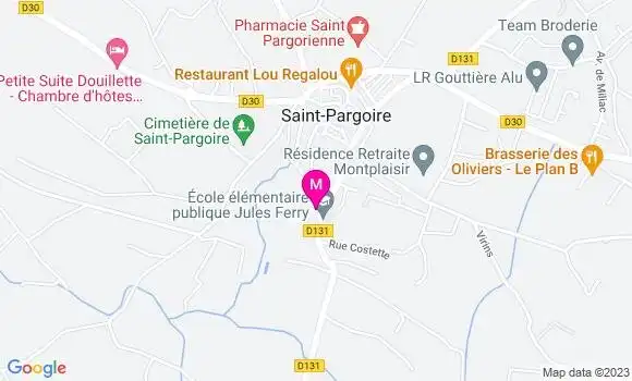 Localisation Mtre Imbert Marion