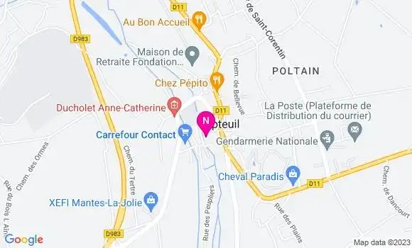 Localisation Mtre Duret Anne