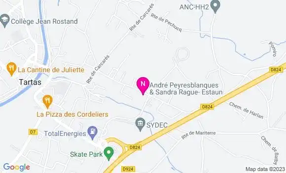 Localisation Mtre Balluteaud Laure