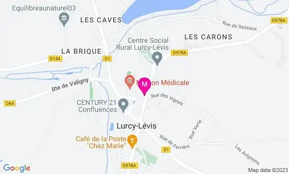 Localisation Mtre Pacaud Justine