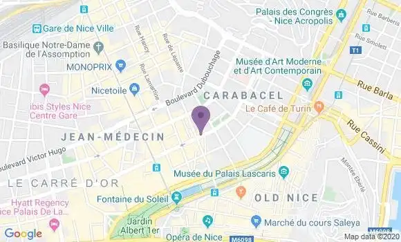 Localisation Mtre Gilletta de Saint Joseph Philippe