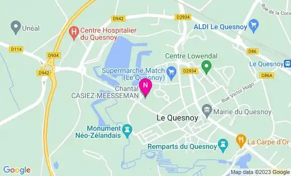 Localisation Mtre Casiez Meesseman Chantal