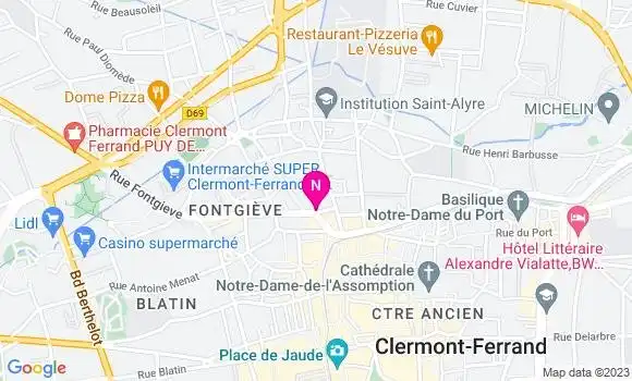 Localisation Mtre Morin Paillard Stéphanie
