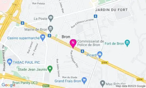 Localisation Mtre Brunon Franck