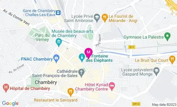Localisation Mtre Brunet Maxime