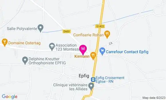Localisation Mtre Parmentier Benjamin