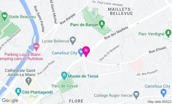 Localisation Mtre Merle du Bourg Audrey