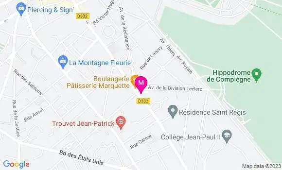 Localisation Mtre Dhilly Elodie