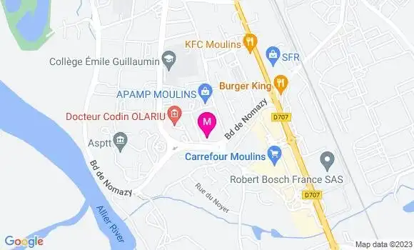 Localisation Mtre Claire Charlotte