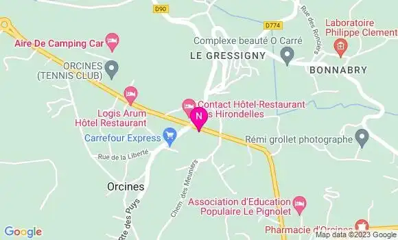 Localisation Mtre Goujon Bordier Laure