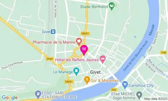 Localisation Mtre Huget Camille