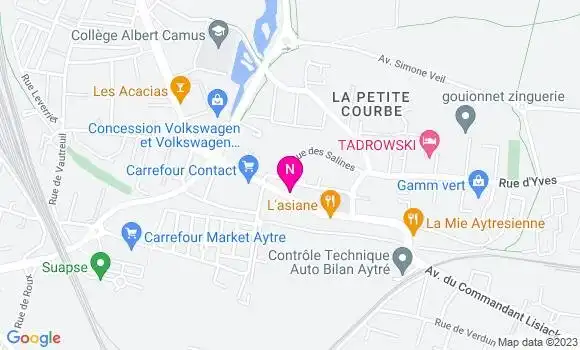 Localisation Mtre Cacaud Christelle
