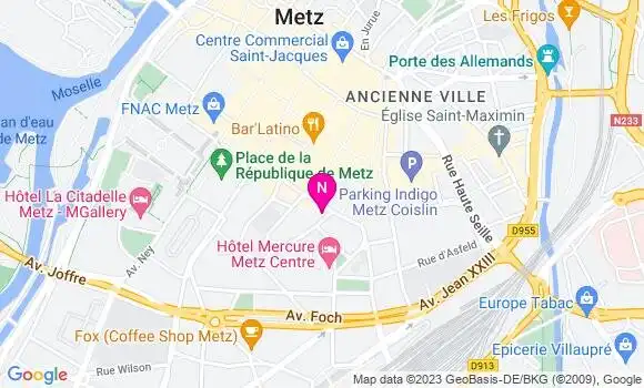 Localisation Mtre Martin Bérenger