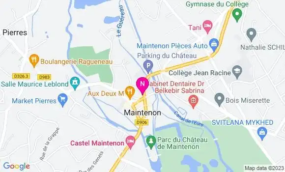 Localisation Mtre Artis Emilie Simone