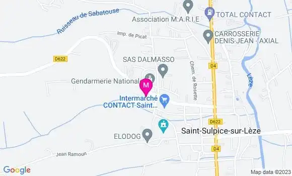 Localisation Mtre Billiaud Xavier