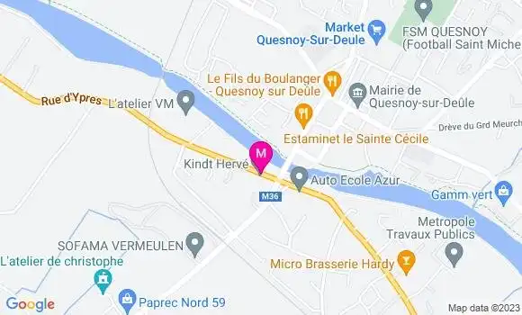 Localisation Mtre Saint Michel Charles