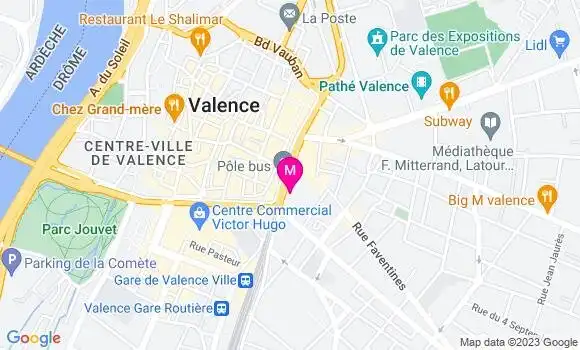 Localisation Mtre Favier Aurélien