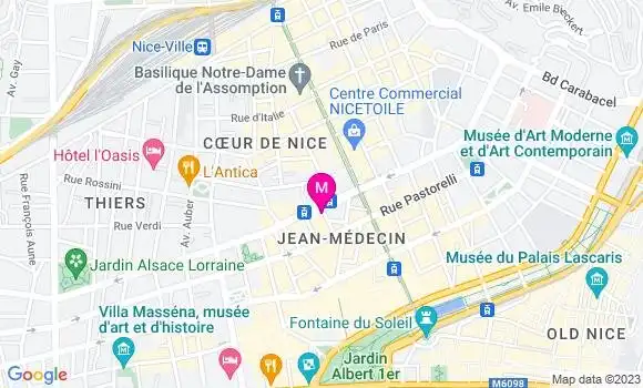 Localisation Mtre Dogliani Amélie