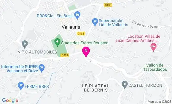 Localisation Mtre D