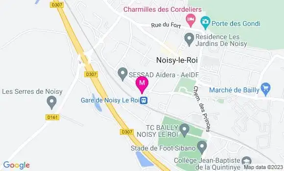 Localisation Mtre Chantefoin Mélanie