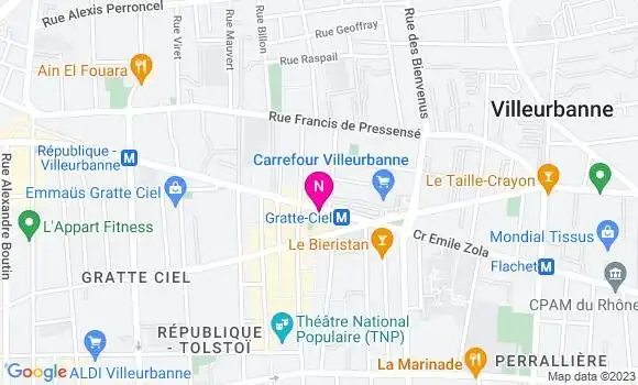 Localisation Mtre Tournier Sophie