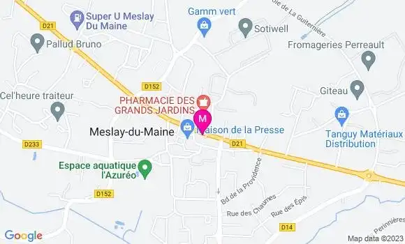 Localisation Mtre Chouzenoux Marine