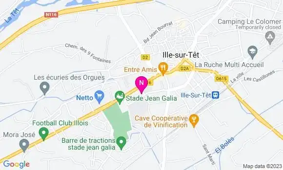 Localisation Mtre Ibal Alexandre