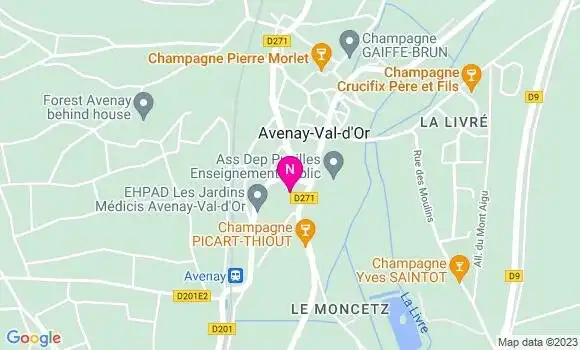 Localisation Mtre Rondeau Ducornet Fanny