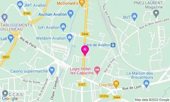 Localisation Mtre Gaudiez Violaine