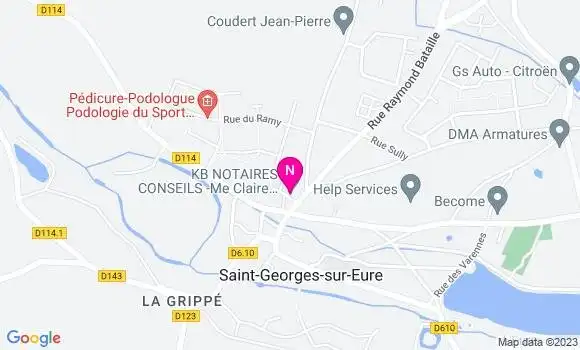 Localisation Mtre Hareau Emilie