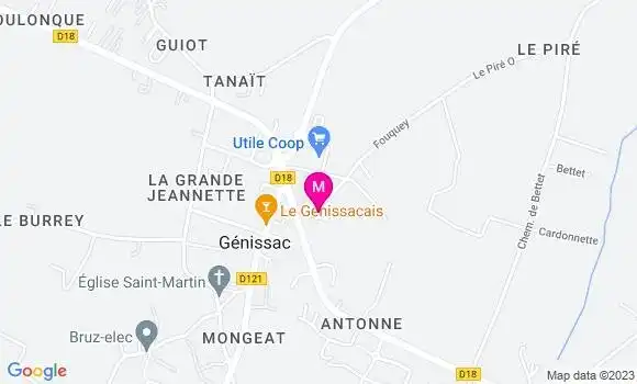 Localisation Mtre Gérard Véronique