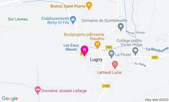 Localisation Mtre Guigard Caroline