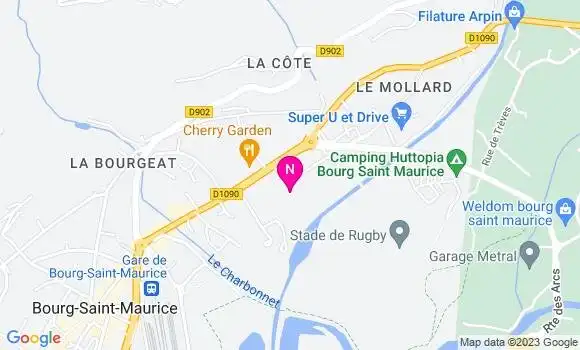 Localisation Mtre Mathel Tharin Emilie