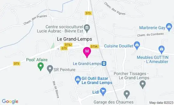 Localisation Mtre Chaleil Christine