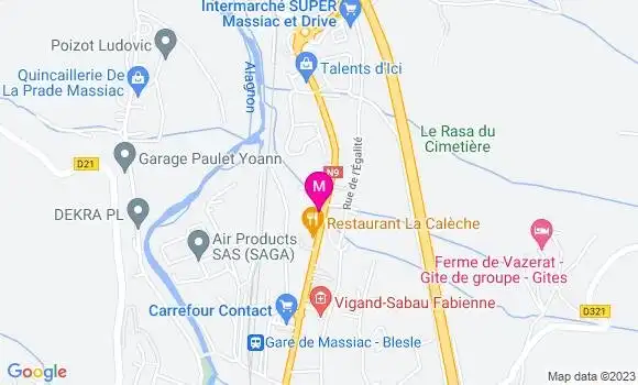 Localisation Mtre Besse Thomas