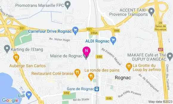Localisation Mtre Mistral Guyl Martine