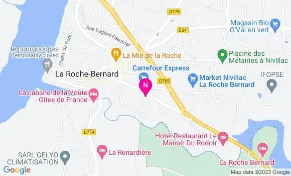 Localisation Mtre Le Calvez Tangui