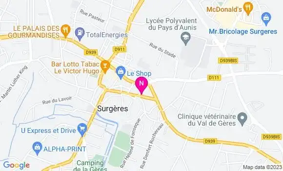 Localisation Mtre Bouchereaud Rebecca