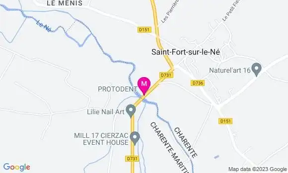 Localisation Mtre Rebillier Mélisa