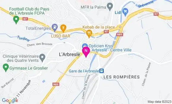 Localisation Mtre Simon Garbit Amandine