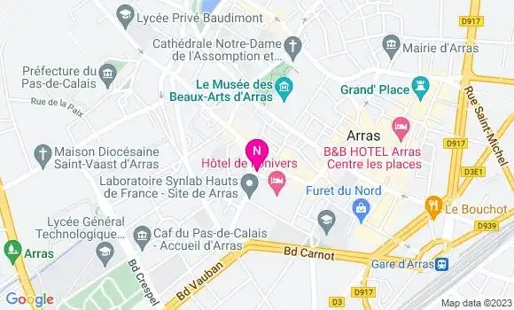 Localisation Mtre Damien Maxime