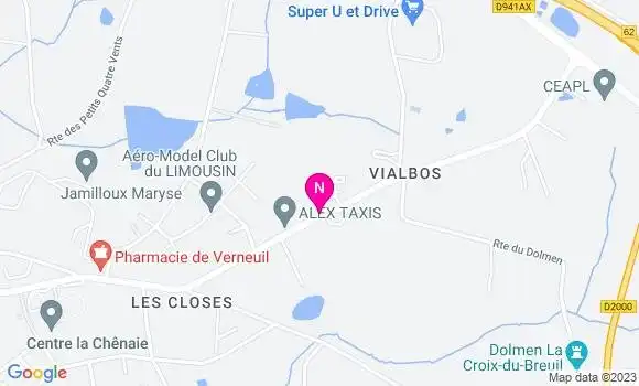 Localisation Mtre Peuchaud Géraldine