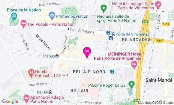 Localisation Mtre Arger François Xavier