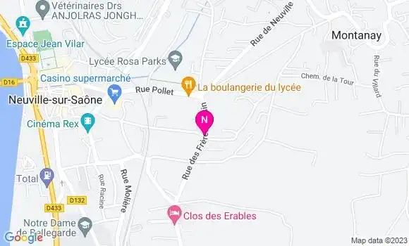 Localisation Mtre Chauvet Bruno