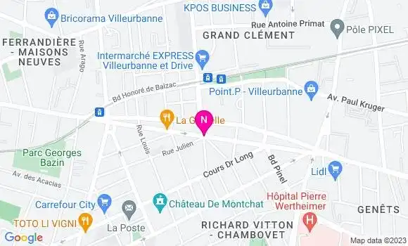 Localisation Mtre Vulpat Catherine