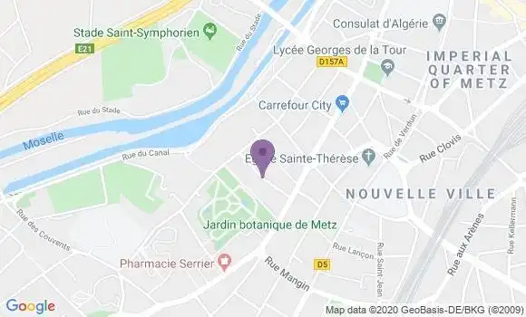 Localisation Mtre Mahler Jean