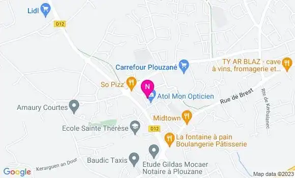 Localisation Mtre Poitevin Camille