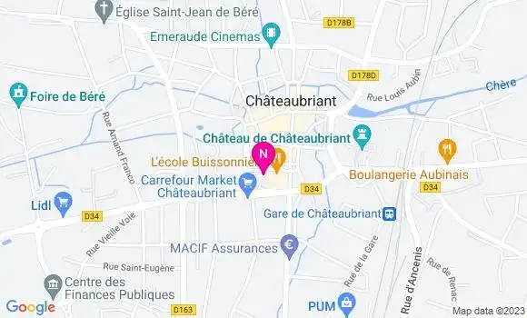 Localisation Mtre Caradec Laurence