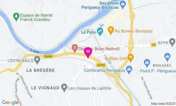 Localisation Mtre Regner Clémentine