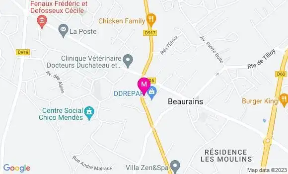 Localisation Mtre Petit Olivier